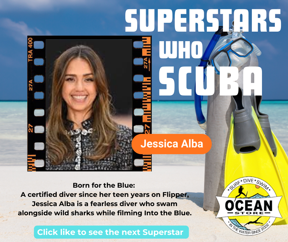 Superstars who SCUBA (Jessica Alba)