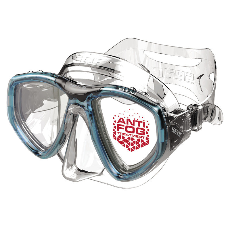 SEAC Clear Anti-Fog Diving Mask - Plasma Treated Tempered Glass