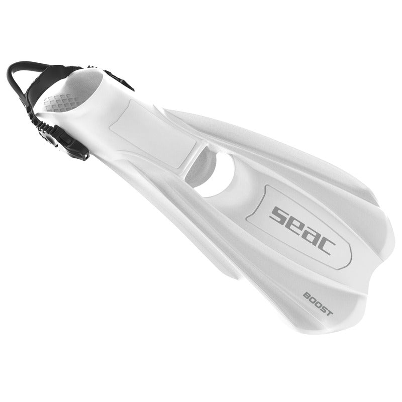 SEAC Boost Adjustable Sling Strap Fins - Barefoot Comfort & Travel Ready