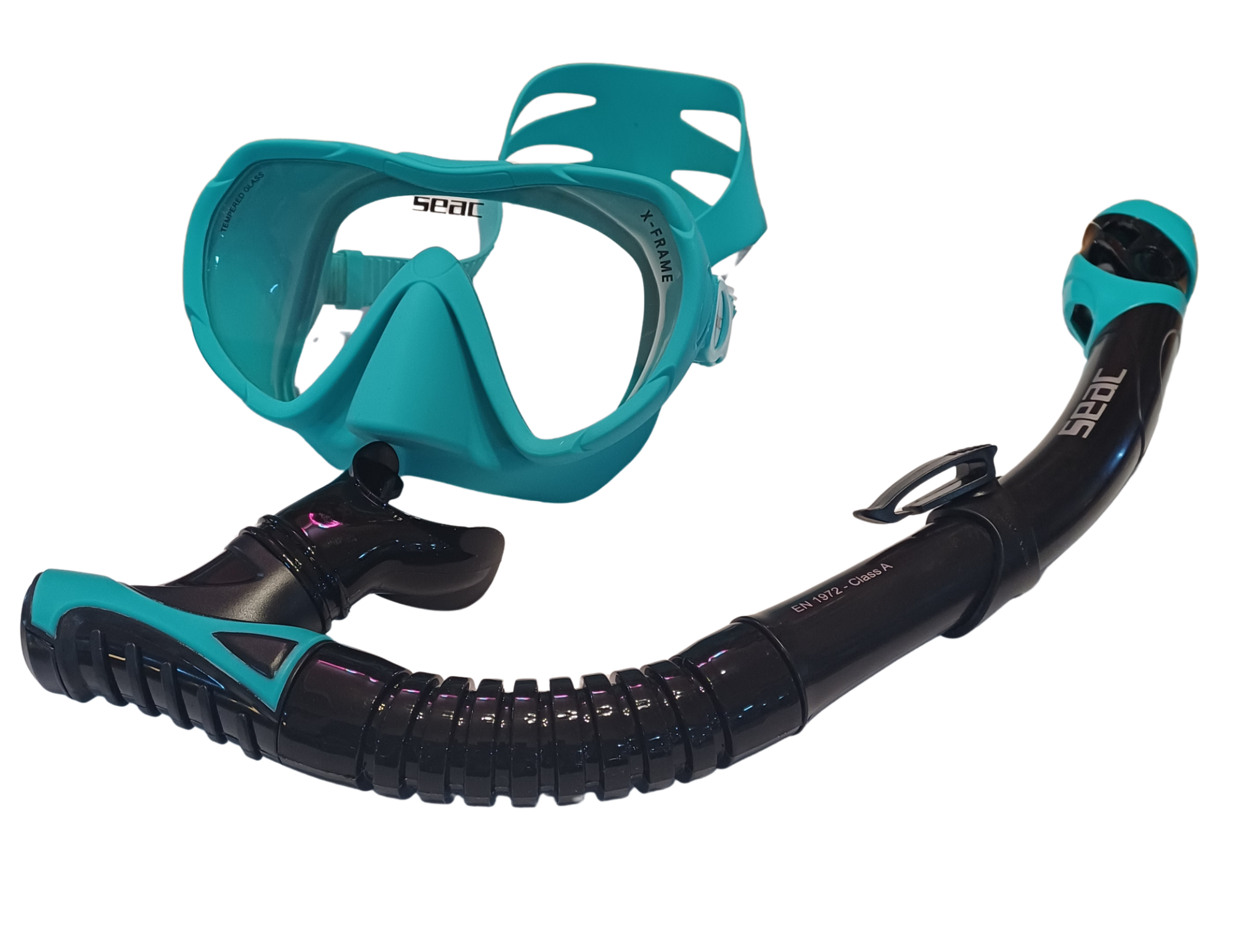 SEAC X-Frame Frameless Snorkeling Set - Mask & Snorkel Combo - SEAC X-Frame ชุดเซ็ตดำน้ำตื้นหน้ากากไร้เฟรม - หน้ากากคู่ท่อหายใจรุ่นใหม่ล่าสุด