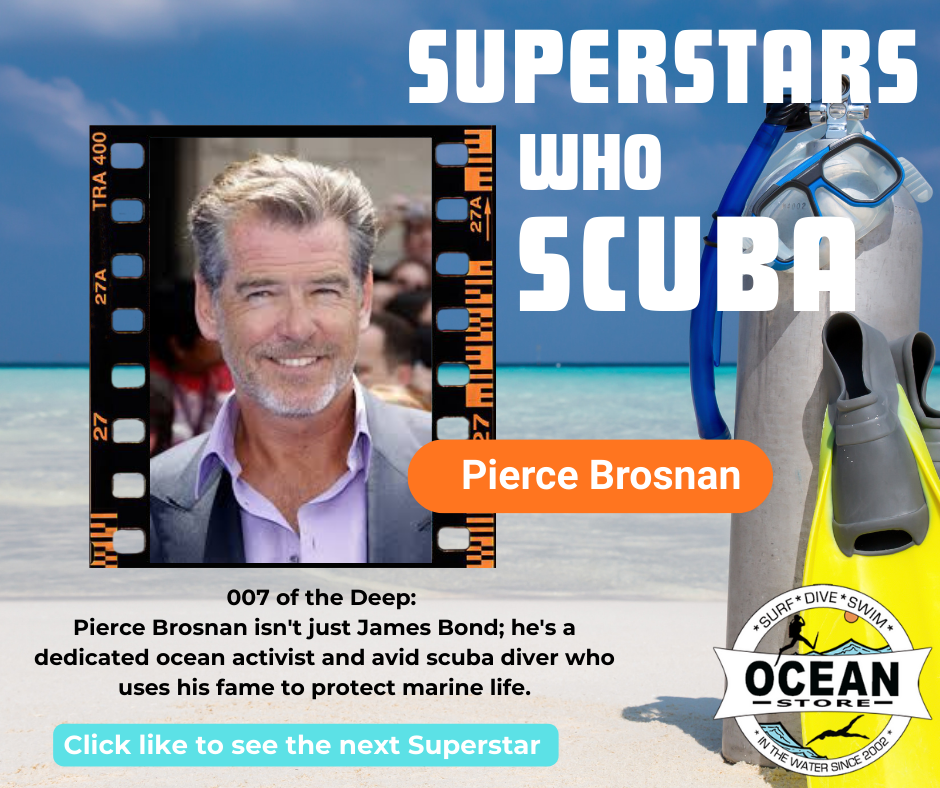 Superstars who SCUBA (Pierce Brosnan)