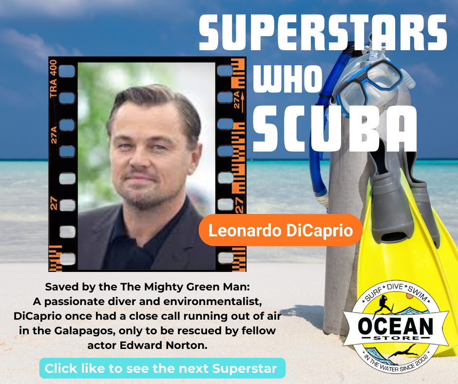 Superstars who SCUBA (Leonardo DiCaprio)