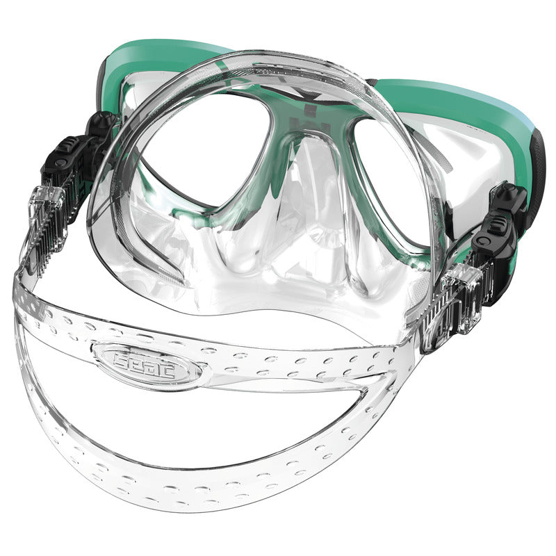 SEAC Afrodite Diving Mask - Low Volume with 3D Integrated Buckles  : SEAC Afrodite หน้ากากดำน้ำปริมาตรต่ำ - ดีไซน์ Low Volume เคลียร์น้ำง่าย สวมใส่สบายเป็นพิเศษ