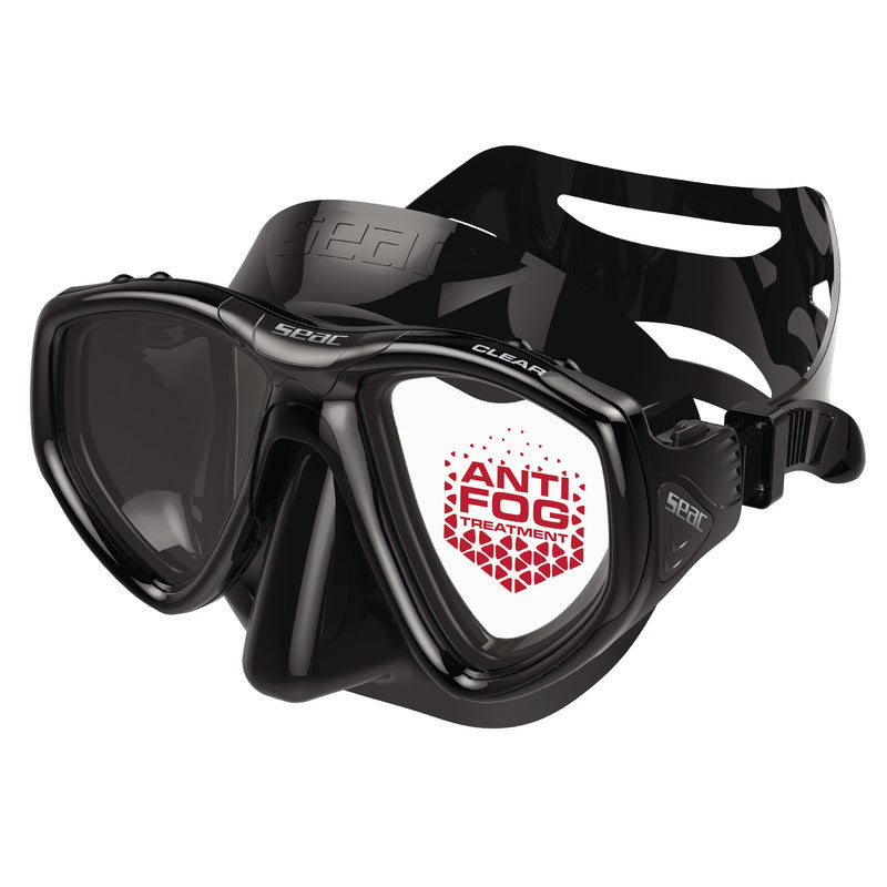 SEAC Clear Anti-Fog Diving Mask - Plasma Treated Tempered Glass