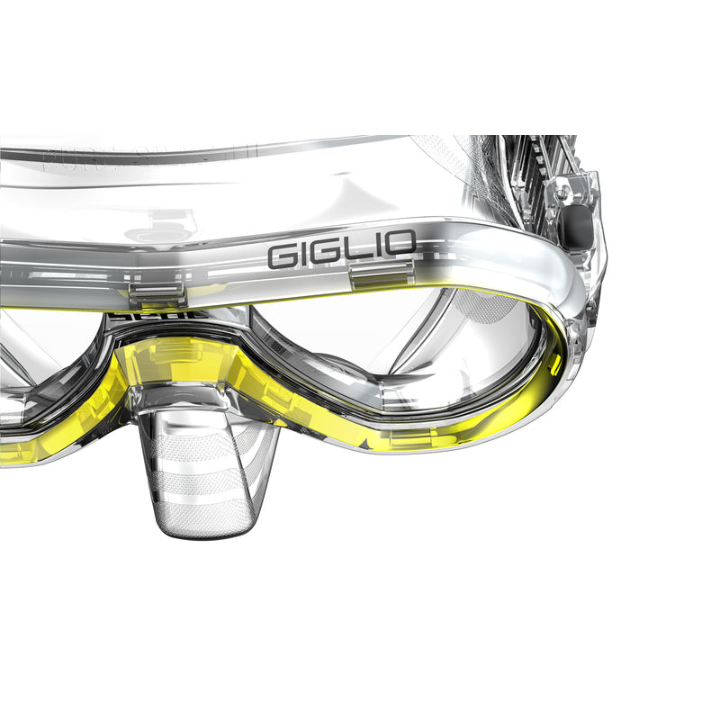 SEAC Giglio Mask Set YL top - oceanstorethailand