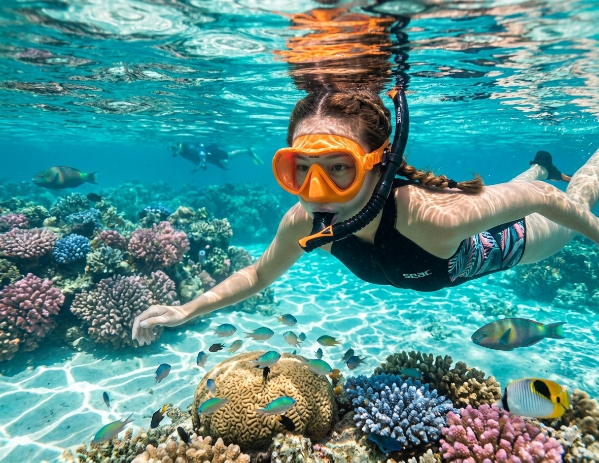 SEAC X-Frame Frameless Snorkeling Set - Mask & Snorkel Combo - SEAC X-Frame ชุดเซ็ตดำน้ำตื้นหน้ากากไร้เฟรม - หน้ากากคู่ท่อหายใจรุ่นใหม่ล่าสุด
