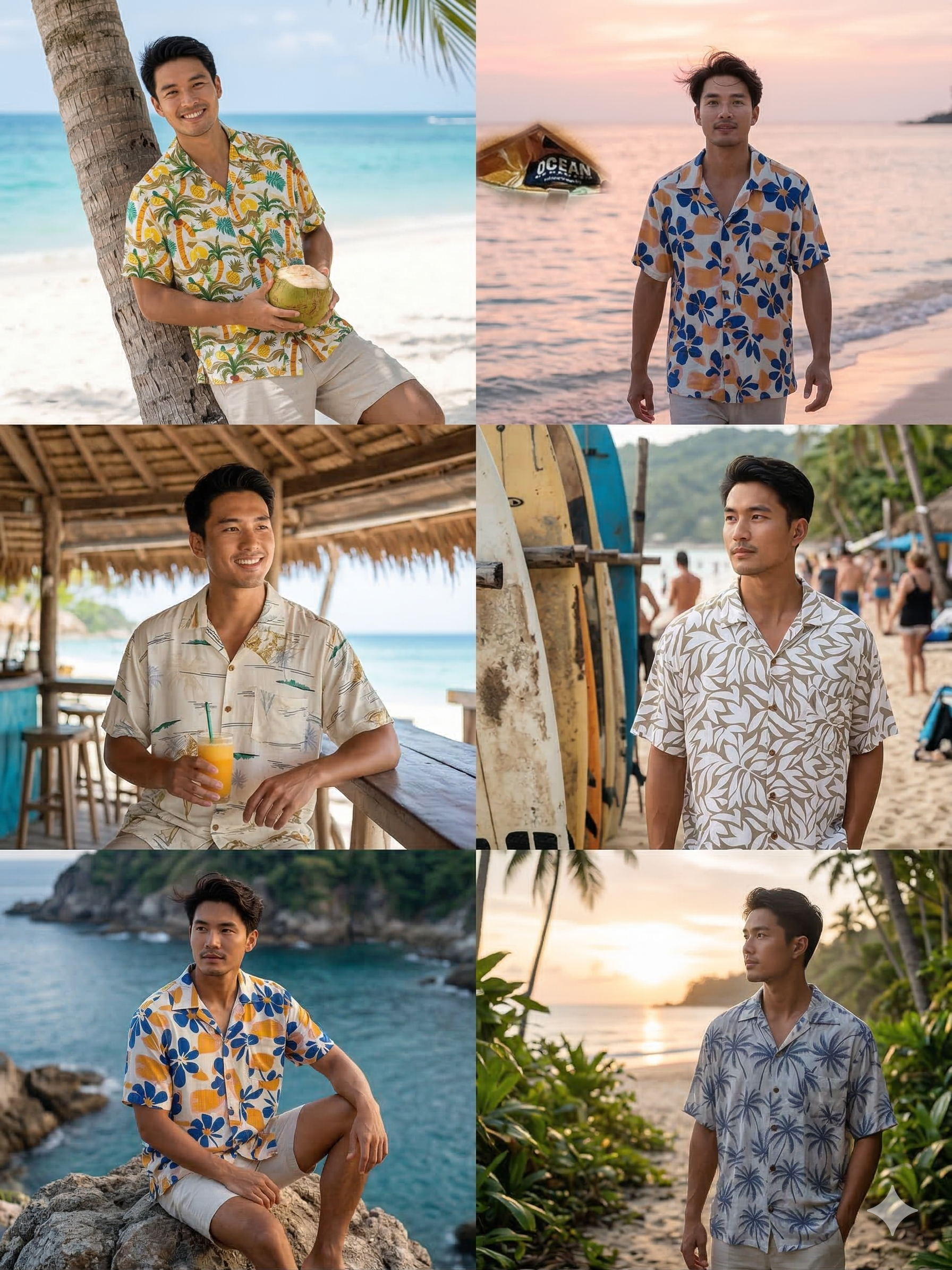 Ocean Dynamis Premium Island Collection: Hawaiian Shirt