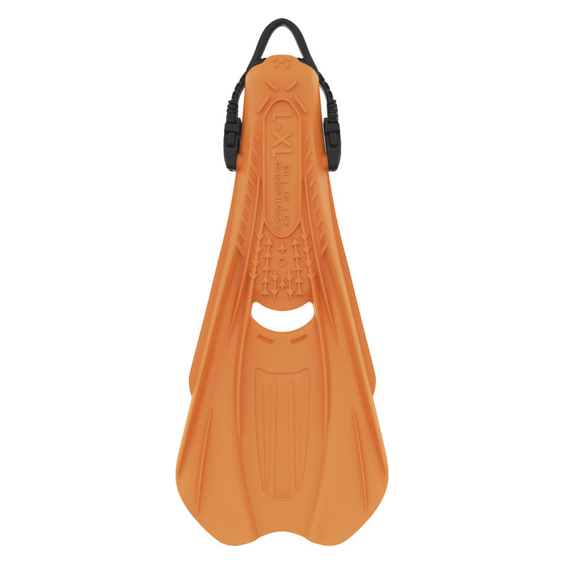 SEAC Boost Adjustable Sling Strap Fins - Barefoot Comfort & Travel Ready