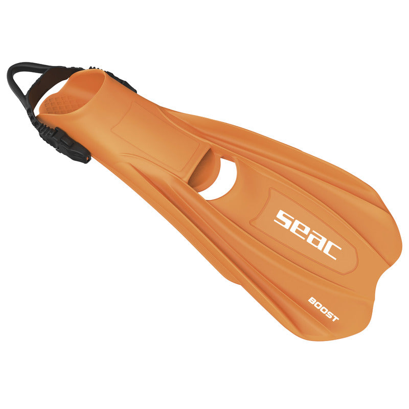 SEAC Boost Adjustable Sling Strap Fins - Barefoot Comfort & Travel Ready