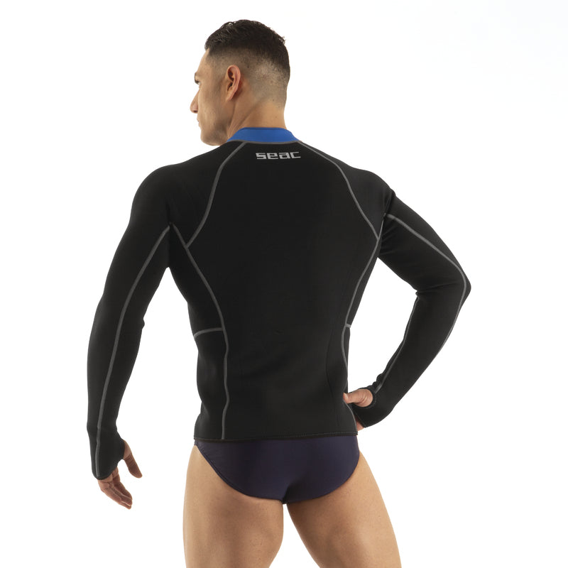 SEAC Lover Man 2mm Super Stretch Neoprene Jacket - Front Zip SEAC Lover Man เสื้อนีโอพรีน 2 มม. รุ่น Super Stretch - ซิปหน้า