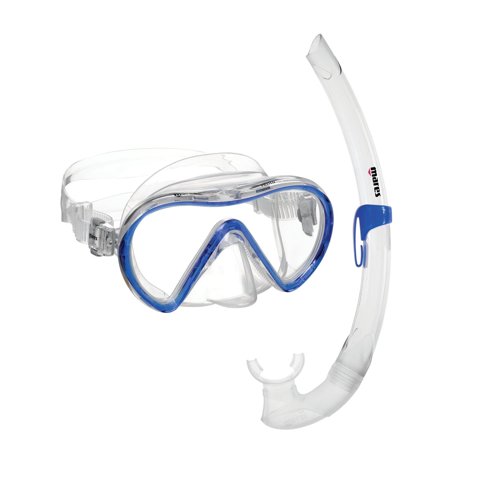 Mares Combo Mares Combo Vento Snorkel Set Blue- oceanstorethailand