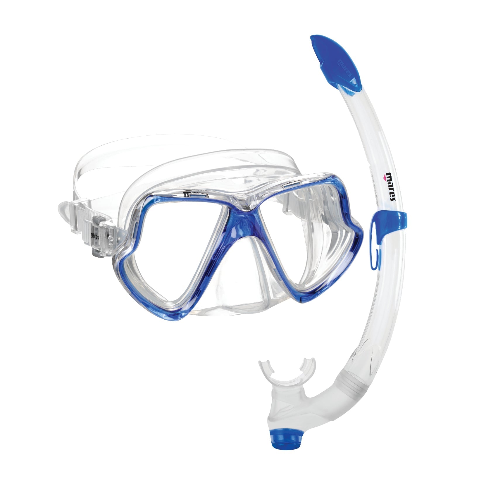 Mares Combo Wahoo Snorkel Set BL- oceanstorethailand